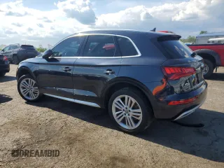 2018 Audi Q5 Premium Plus z VIN WA1BNAFY7J2165573, wystawiony jako Copart lot #56040975 z przebiegiem 75 330 mil mil oraz Szkoda całkowita • Salvage title. Historia ofert i sprzedaży dostępna na DreamBid. Obrazek 2.