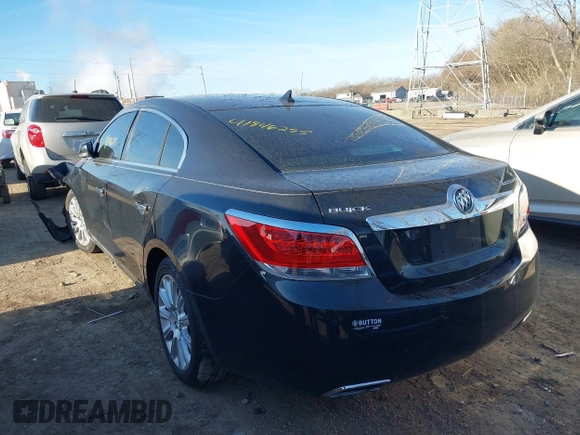 2013 Buick LaCrosse Leather z VIN 1G4GC5E33DF193863, wystawiony jako IAAI lot #41846295 z przebiegiem 206 425 mil mil oraz . Historia ofert i sprzedaży dostępna na DreamBid. Obrazek 3.
