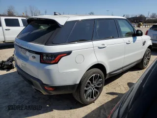 2022 Land Rover Range Rover Sport SE with VIN SALWG2SU1NA239200, listed as a Copart auction lot 46635465 with 25,292 mi miles and Salvage Title. Bid and sale history available at carsss.com. Image 3.