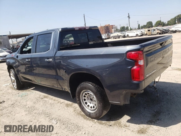 2020 Chevrolet Silverado 1500 LTZ with VIN 1GCUYGEL9LZ219724, listed as a Copart auction lot 66655174 with 47,087 mi miles and Salvage Title. Bid and sale history available at DreamBid. Image 2.