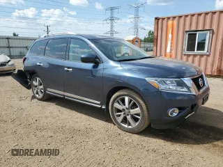 2015 Nissan Pathfinder Platinum z VIN 5N1AR2MM7FC643323, wystawiony jako Copart lot #61384985 z przebiegiem 103 922 mil mil oraz Szkoda całkowita • Salvage title. Historia ofert i sprzedaży dostępna na DreamBid. Obrazek 4.