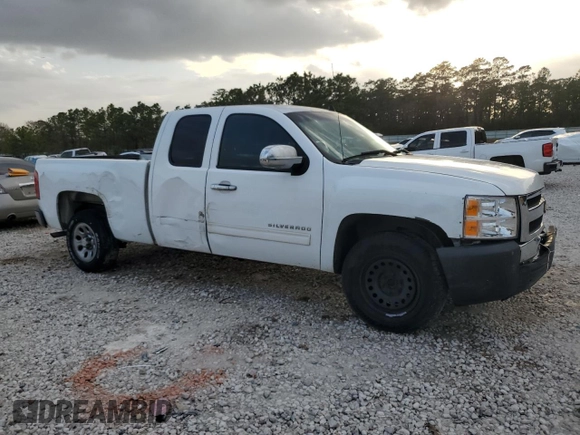 2010 Chevrolet Silverado 1500 LS with VIN 1GCSCREA9AZ272646, listed as a Copart auction lot 48374965 with 290,276 mi miles and Salvage Title. Bid and sale history available at carsss.com. Image 4.