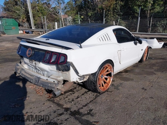 2013 Ford Mustang GT with VIN 1ZVBP8CF1D5208753, listed as a IAAI auction lot 41754011 with 158,809 mi miles and . Bid and sale history available at DreamBid. Image 4.
