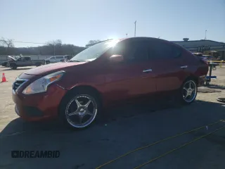 2016 Nissan Versa SV with VIN 3N1CN7AP4GL911533, listed as a Copart auction lot 50102825 with 126,072 mi miles and Salvage Title. Bid and sale history available at carsss.com. Image 1.
