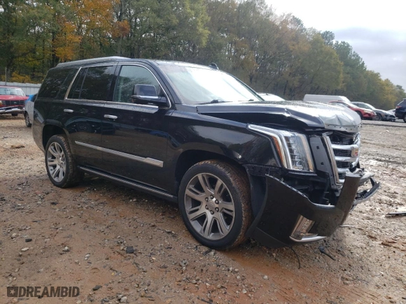2020 Cadillac Escalade Premium Luxury with VIN 1GYS4CKJXLR289323, listed as a Copart auction lot 82333014 with 55,809 mi miles and Salvage Title. Bid and sale history available at carsss.com. Image 4.