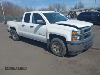 2014 Chevrolet Silverado 1500 Work Truck with VIN 1GCVKPEHXEZ294663, listed as a IAAI auction lot 41811465 with 124,587 mi miles and . Bid and sale history available at DreamBid. Image 1.