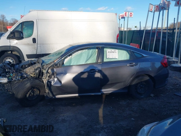 2017 Honda Civic Sedan LX with VIN 2HGFC2F59HH567574, listed as a IAAI auction lot 41499071 with 74,366 mi miles. Bid and sale history available at carsss.com. Image 15.