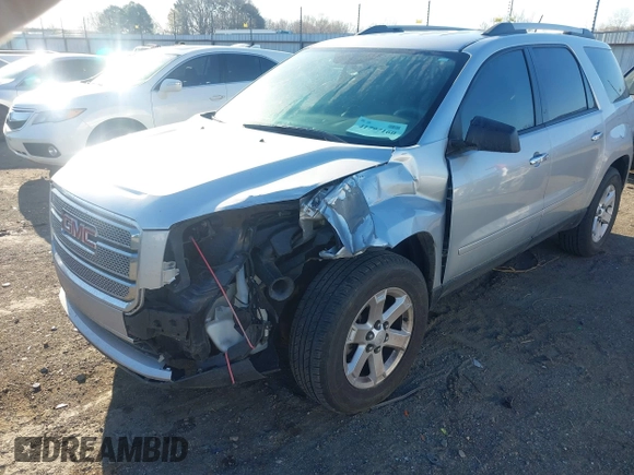 2014 GMC Acadia SLE with VIN 1GKKRPKD3EJ257537, listed as a IAAI auction lot 41797160 with 179,231 mi miles. Bid and sale history available at carsss.com. Image 6.