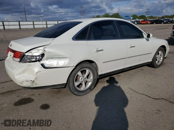 2006 Hyundai Azera SE с VIN KMHFC46F96A072558, выставлен на аукционе Copart как лот 57644625 с пробегом 156 743 миль миль и Списание • Salvage title. История ставок и продаж доступна на DreamBid. Изображение 3.