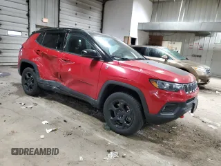 2023 Jeep Compass Trailhawk с VIN 3C4NJDDN5PT513984, выставлен на аукционе Copart как лот 54375065 с пробегом 24 482 миль миль и На запчасти • Non repairable. История ставок и продаж доступна на DreamBid. Изображение 4.