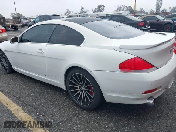 2005 BMW 6 Series 645Ci with VIN WBAEH73455B193065, listed as a IAAI auction lot 41507323 with 155,544 mi miles. Bid and sale history available at carsss.com. Image 3.