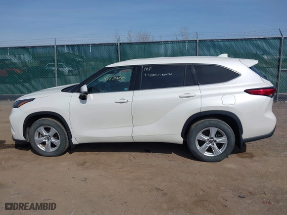 2021 Toyota Highlander L with VIN 5TDBZRBH3MS534991, listed as a IAAI auction lot 41771455 with 66,517 mi miles. Bid and sale history available at carsss.com. Image 14.