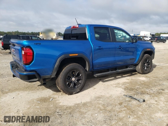 2024 GMC Canyon 4WD Elevation with VIN 1GTP6BEK7R1173217, listed as a Copart auction lot 85360744 with 8,048 mi miles and Salvage Title. Bid and sale history available at carsss.com. Image 3.