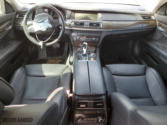 2009 BMW 7 Series 750i with VIN WBAKA83559CY33877, listed as a Copart auction lot 76029274 with 66,622 mi miles and Salvage Title. Bid and sale history available at carsss.com. Image 8.