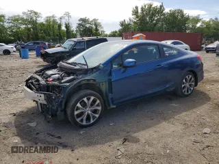 2012 Honda Civic Si with VIN 2HGFG4A55CH704879, listed as a Copart auction lot 57662095 with 116,443 mi miles and Salvage title. Bid and sale history available at DreamBid. Image 1.