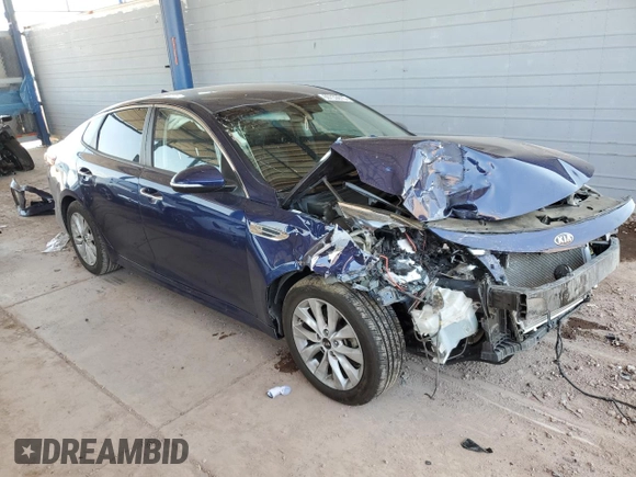 2018 Kia Optima S with VIN 5XXGT4L3XJG194653, listed as a Copart auction lot 60733015 with 78,475 mi miles and Salvage title. Bid and sale history available at DreamBid. Image 4.
