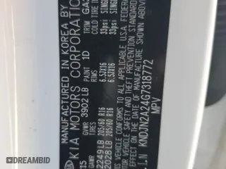2016 Kia Soul with VIN KNDJN2A24G7318772, listed as a Copart auction lot 48346605 with 83,458 mi miles and Salvage Title. Bid and sale history available at carsss.com. Image 12.