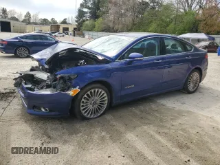 2013 Ford Fusion Titanium Hybrid with VIN 3FA6P0RU6DR281762, listed as a Copart auction lot 47213584 with 102,194 mi miles and Salvage Title. Bid and sale history available at carsss.com. Image 1.