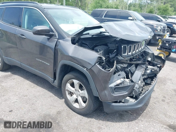 2018 Jeep Compass Latitude with VIN 3C4NJDBB6JT342520, listed as a IAAI auction lot 42464673 with 66,680 mi miles and . Bid and sale history available at DreamBid. Image 6.
