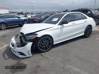 2021 Mercedes-Benz C 300 with VIN W1KWF8DB7MR609791, listed as a IAAI auction lot 42052734 with Not Provided miles and . Bid and sale history available at carsss.com. Image 19.