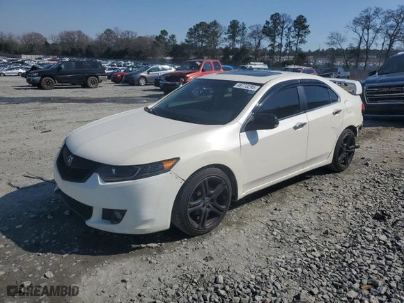 2010 Acura TSX with VIN JH4CU2F60AC016819, listed as a Copart auction lot 48773295 with 160,086 mi miles and Salvage Title. Bid and sale history available at carsss.com. Image 1.