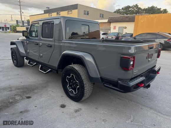 2021 Jeep Gladiator Rubicon with VIN 1C6JJTBM8ML611134, listed as a Copart auction lot 54375665 with 62,134 mi miles and Salvage Title. Bid and sale history available at carsss.com. Image 3.
