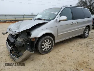2004 Kia Sedona LX with VIN KNDUP131246544574, listed as a Copart auction lot 87650855 with 85,972 mi miles and Salvage Title. Bid and sale history available at carsss.com. Image 1.