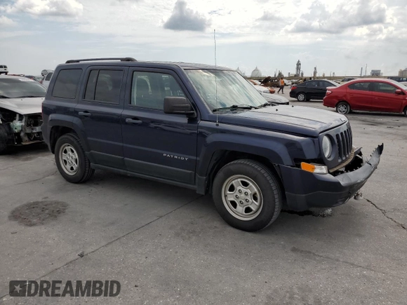 2016 Jeep Patriot Sport with VIN 1C4NJPBA5GD561198, listed as a Copart auction lot 78675303 with 75,132 mi miles and Salvage Title. Bid and sale history available at carsss.com. Image 4.