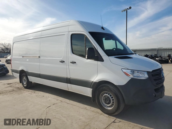2022 Mercedes-Benz Sprinter Cargo with VIN W1Y40CHY0NT105586, listed as a Copart auction lot 88875675 with 12,066 mi miles and Salvage Title. Bid and sale history available at carsss.com. Image 4.