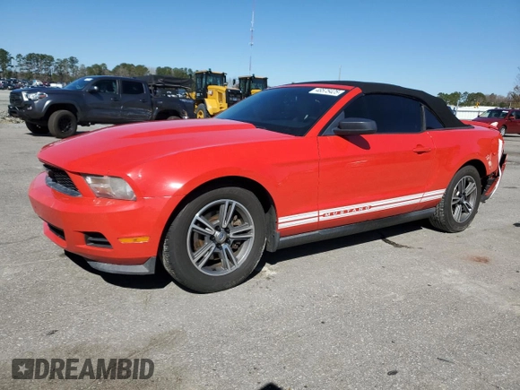 2012 Ford Mustang V6 with VIN 1ZVBP8EM9C5283128, listed as a Copart auction lot 48575425 with 149,401 mi miles and Salvage Title. Bid and sale history available at carsss.com. Image 1.