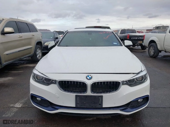 2019 BMW 4 Series 430i with VIN WBA4J1C52KBM15465, listed as a IAAI auction lot 41283763 with 46,246 mi miles. Bid and sale history available at carsss.com. Image 12.