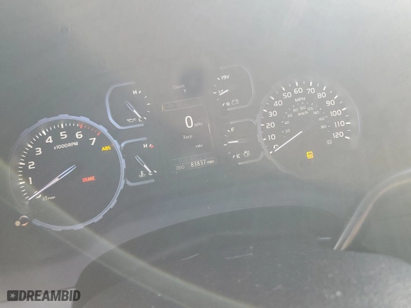 2018 Toyota Tundra 2WD SR with VIN 5TFRM5F19JX126343, listed as a Copart auction lot 45658475 with 83,837 mi miles and Salvage Title. Bid and sale history available at carsss.com. Image 9.