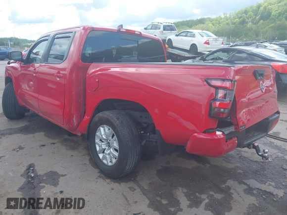 2024 Nissan Frontier SV with VIN 1N6ED1EKXRN601679, listed as a IAAI auction lot 42144247 with 13,486 mi miles and . Bid and sale history available at DreamBid. Image 3.