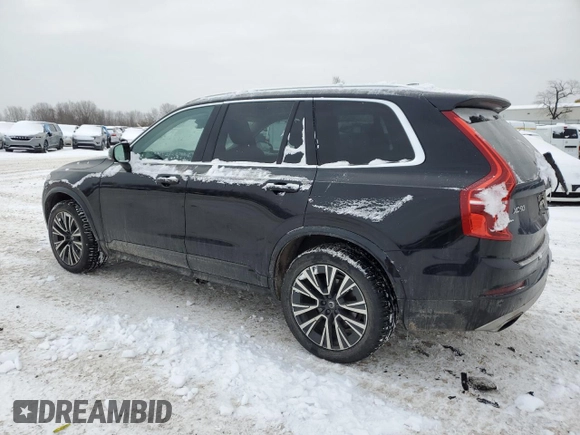 2020 Volvo XC90 Momentum with VIN YV4102PK7L1609198, listed as a Copart auction lot 88312475 with 74,743 mi miles and Salvage Title. Bid and sale history available at carsss.com. Image 2.