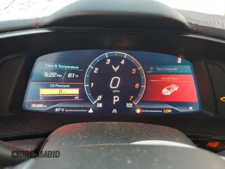 2021 Chevrolet Corvette 1LT with VIN 1G1YA2D43M5105061, listed as a Copart auction lot 77999404 with 35,489 mi miles and Salvage Title. Bid and sale history available at carsss.com. Image 9.