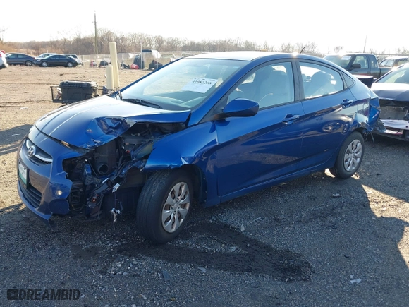 2015 Hyundai Accent GLS with VIN KMHCT4AE6FU916149, listed as a IAAI auction lot 41082268 with 153,219 mi miles. Bid and sale history available at carsss.com. Image 17.