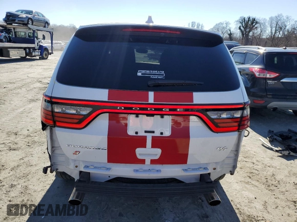 2021 Dodge Durango R/T with VIN 1C4SDJCT6MC598821, listed as a Copart auction lot 45545905 with 42,965 mi miles and Salvage title. Bid and sale history available at DreamBid. Image 6.