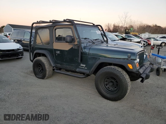2005 Jeep Wrangler SE with VIN 1J4FA29155P363501, listed as a Copart auction lot 80388314 with 97,564 mi miles and Clean Title. Bid and sale history available at carsss.com. Image 4.