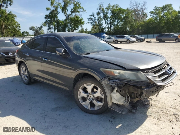 2010 Honda Accord Crosstour EX-L with VIN 5J6TF2H50AL010142, listed as a Copart auction lot 51957065 with 191,916 mi miles and Salvage Title. Bid and sale history available at carsss.com. Image 4.