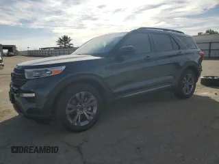 2023 Ford Explorer XLT with VIN 1FMSK7DH3PGA95078, listed as a Copart auction lot 43960065 with 20,344 mi miles and Salvage Title. Bid and sale history available at carsss.com. Image 1.