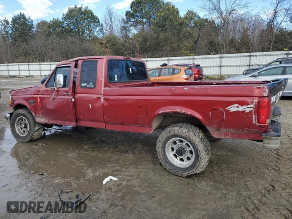 1996 Ford F-250 with VIN 1FTHX26F4TEB46656, listed as a Copart auction lot 87945225 with 0 mi miles and Salvage Title. Bid and sale history available at carsss.com. Image 2.