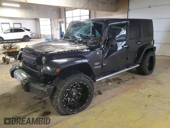 2008 Jeep Wrangler Unlimited Sahara with VIN 1J8GA59118L652519, listed as a Copart auction lot 47089285 with 144,682 mi miles and Non Repairable. Bid and sale history available at carsss.com. Image 1.