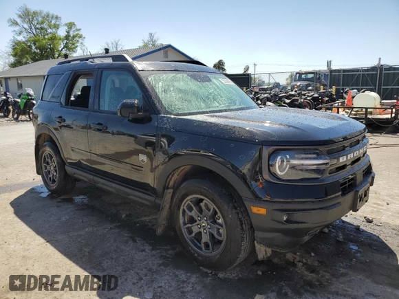 2024 Ford Bronco Sport Big Bend z VIN 3FMCR9B69RRE98331, wystawiony jako Copart lot #52256295 z przebiegiem 7 436 mil mil oraz Szkoda całkowita • Salvage title. Historia ofert i sprzedaży dostępna na DreamBid. Obrazek 4.