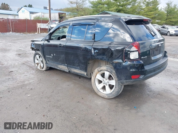 2015 Jeep Compass High Altitude Edition with VIN 1C4NJDEB9FD125763, listed as a IAAI auction lot 42041973 with 159,847 mi miles. Bid and sale history available at carsss.com. Image 3.