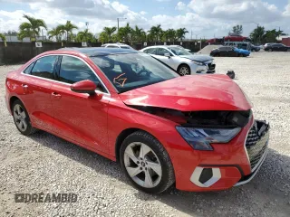 2022 Audi A3 Premium with VIN WAUAUDGY1NA072271, listed as a Copart auction lot 40297433 with 10,293 mi miles. Bid and sale history available at carsss.com. Image 4.