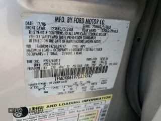 2007 Ford Freestyle Limited with VIN 1FMDK06197GA29747, listed as a Copart auction lot 50314385 with 135,032 mi miles and Salvage Title. Bid and sale history available at carsss.com. Image 15.