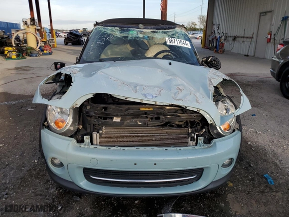 2012 MINI Cooper Convertible with VIN WMWZN3C59CT135351, listed as a Copart auction lot 86711044 with 93,515 mi miles and Non Repairable. Bid and sale history available at carsss.com. Image 5.