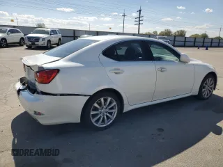 2006 Lexus IS 250 with VIN JTHCK262365001777, listed as a Copart auction lot 54920705 with 177,803 mi miles and Salvage title. Bid and sale history available at DreamBid. Image 3.