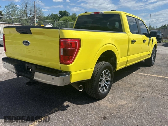 2021 Ford F-150 XL with VIN 1FTFW1E10MFC27191, listed as a Copart auction lot 54601625 with 101,784 mi miles and Clean Title. Bid and sale history available at carsss.com. Image 4.