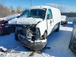 2018 Chevrolet Express Cargo Van with VIN 1GCWGAFG1J1195263, listed as a IAAI auction lot 41287882 with 71,475 mi miles. Bid and sale history available at carsss.com. Image 17.